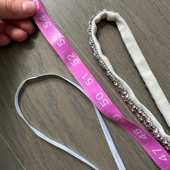 Retrofete IRINA White Crystal Rhinestone Embellished Maxi Dress - Size SMALL - Picture 11 of 15